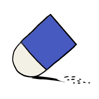 消しゴム 消しゴム,文房具,筆記用具,シンプル,手描き,文具,消す,筆記具,学校のイラスト素材