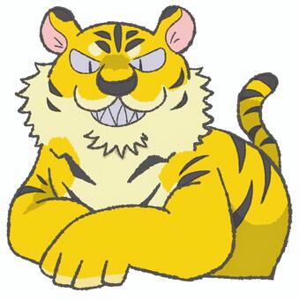とら 干支,十二支,とら,寅,虎,年賀,年賀状,強さ,勇ましい,肉食動物のイラスト素材