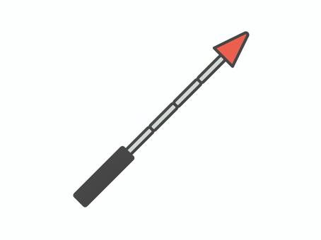 指し棒 指し棒,指示棒,伸縮棒,ポイント,要点,学校,会議,セミナー,研修,発表のイラスト素材