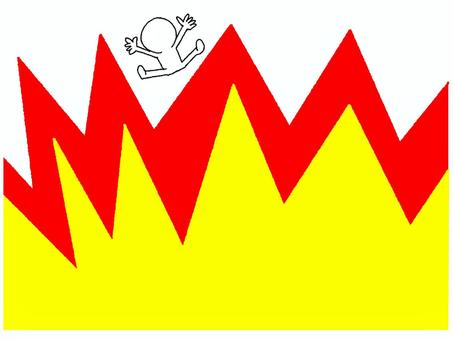 爆発 爆発,炎,シルエット,飛ぶ,イメージ,お知らせ用,宣伝用,pop調,手描き,挿絵のイラスト素材