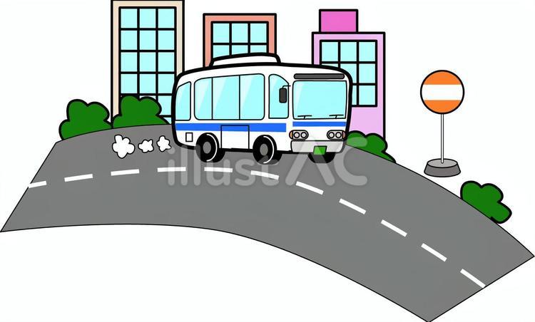 バス　 バス,公共交通,移動のイラスト素材
