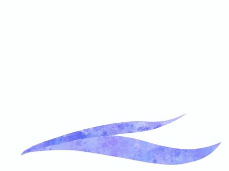 Illustration, blue, ribbon, wave, 