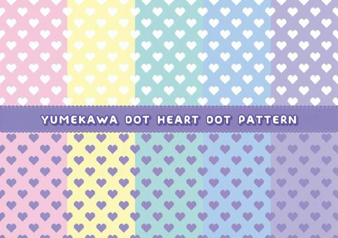 Illustration, heart, dot, polka dot, 