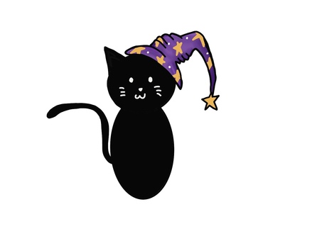 Black cat Halloween costume, , JPG and PNG