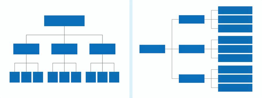 Illustration, pyramid structure, logic tree, framework, 