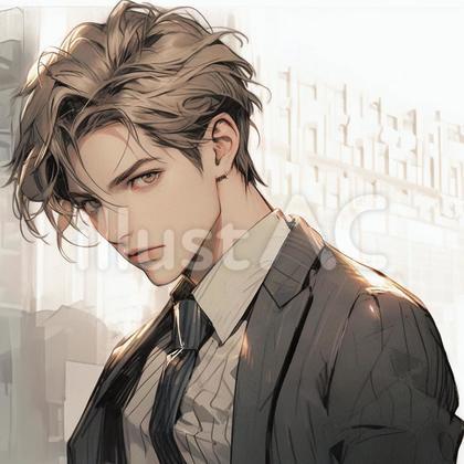スーツ姿の男性