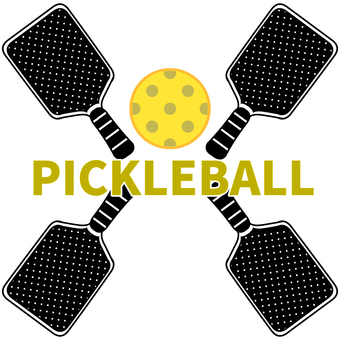 ピックルボール ピックルボール,ラケット,パドル,ボール,スポーツ,道具,用具,競技のイラスト素材
