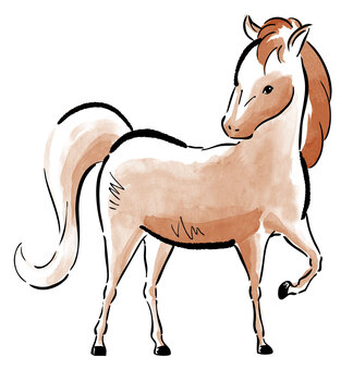 年賀状＿午 午,年賀状,午年のイラスト素材