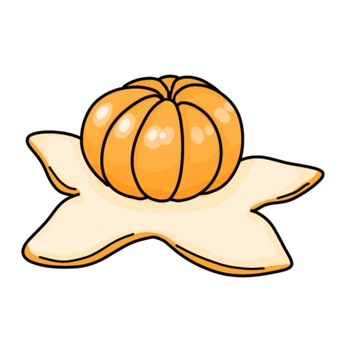 皮を剥いたみかん みかん,柑橘,果物,果実,フルーツ,果汁,蜜柑,皮,剥く,外側のイラスト素材