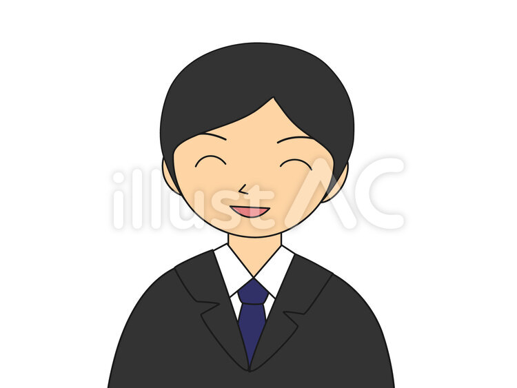 スーツの男性5 スーツ,男性,仕事のイラスト素材