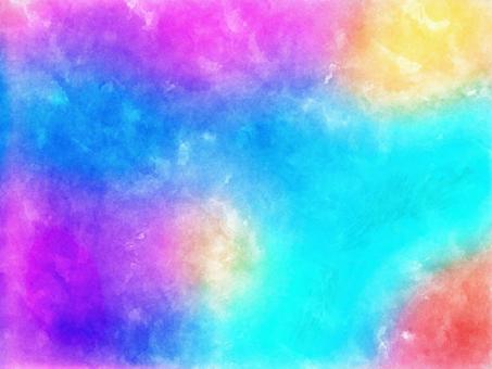 抽象的でカラフルな水彩画背景4000px カラー,カラフル,水彩画,筆,絵の具,絵具,塗り,描き,描く,フリーのイラスト素材