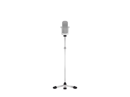 スタンドマイク2 スタンドマイク,センターマイク,漫才,ステージ,歌手,機器,音響,マイク,お笑い,音のイラスト素材