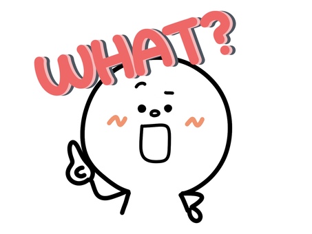 What?の文字と人 棒人間,what,驚く,クエッションマーク,疑問符,はてなマーク,問題,人,人物,シンプルのイラスト素材