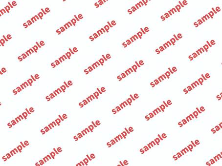 透かし文字sampleドットライン赤斜め サンプル,見本,文字,赤,斜め,ゴシック体,たくさん,並んだ,ドット,全面のイラスト素材
