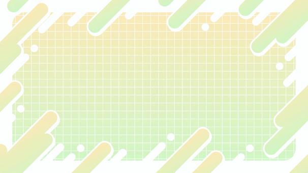 ビタミンカラー格子に角丸流星群のフレーム ビタミンカラー格子に角丸流星群のフレーム 格子,角丸,枠,額,縁,囲い,デコレーション,装飾,飾り,フレームのイラスト素材