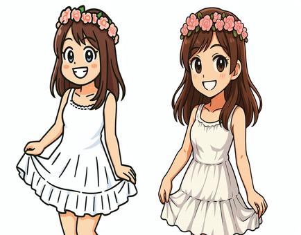 パーティーに参加する女性