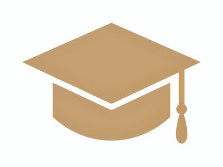 博士の帽子のアイコン 博士,帽子,アイコン,シルエット,学者,角帽,卒業式,マーク,学位,知識のイラスト素材