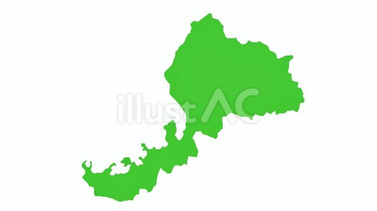 地図　福井県 福井,福井県,地図のイラスト素材