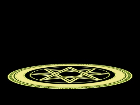 魔法陣2 黄色 魔法陣,ファンタジー,魔法,星,ルーン文字,黄色のイラスト素材
