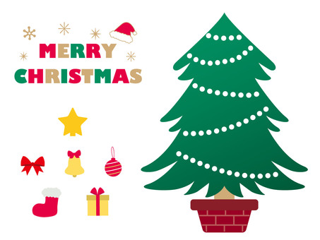 飾りの無いクリスマスツリー クリスマスツリー,ヌードツリー,飾りなし,手作り,遊び,メリークリスマス,イベント,パーティ,モミの木,電飾のイラスト素材