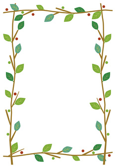 Leaf frame, , JPG, PNG and EPS