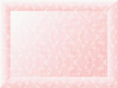 ピンクの幾何学模様の四角フレーム101 フレーム,幾何学,背景,枠,飾り枠,囲み枠,ピンク,四角,輝き,ぼかしのイラスト素材