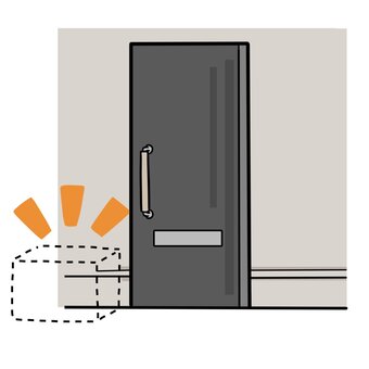 置き配された荷物が無くなる 置き配,紛失,盗難,盗む,盗まれる,玄関,通販,配達,トラブル,犯罪のイラスト素材