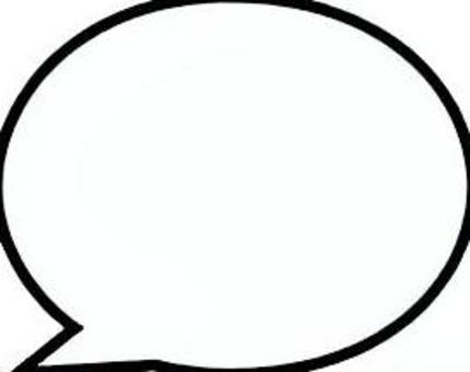 シンプルな吹き出し06