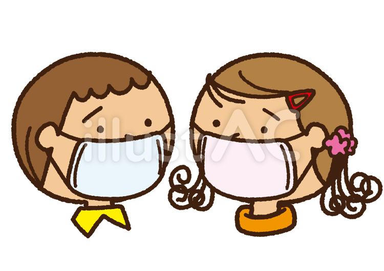 マスク マスク,コロナ,感染症予防のイラスト素材