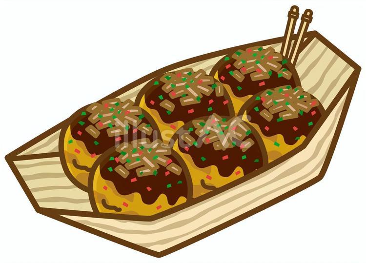 たこ焼き たこ焼き,縁日,屋台のイラスト素材