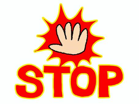 stop ストップ,文字絵,英語,手,制止,リアクション,爆発,衝撃,お知らせ用,宣伝用のイラスト素材