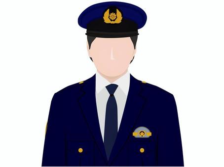 警察官 警察官,警察,警官,police,警察庁,警視庁,お巡りさん,巡査,巡査長,人物のイラスト素材