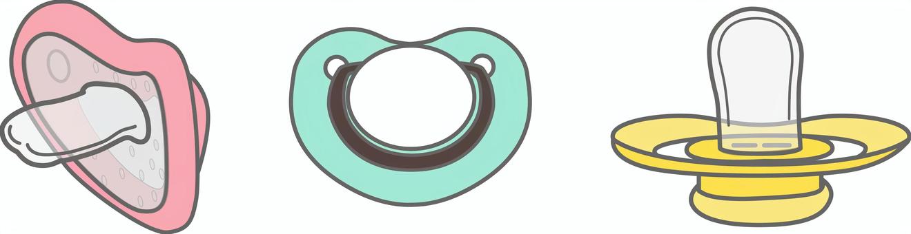 おしゃぶり おしゃぶり,赤ちゃん,小児歯科,癖,歯ならびのイラスト素材