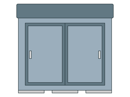 物置 物置,倉庫,小屋,建物,建築物,外観,アイコン,生活,フラット,シンプルのイラスト素材