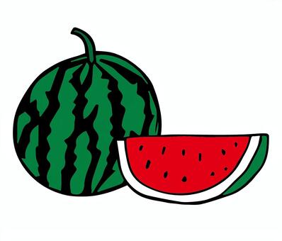 スイカ スイカ スイカ,すいか,西瓜のイラスト素材