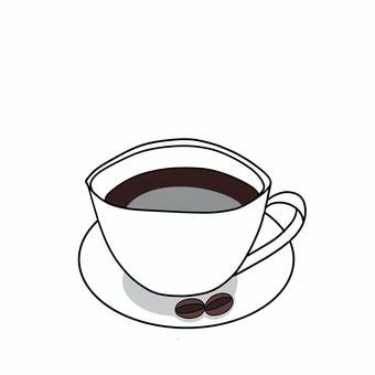 コーヒー コーヒー コーヒー,珈琲豆,カップ,飲み物,食品,飲食のイラスト素材