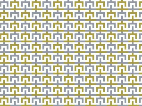 漢字の柄・午（金銀） 午,午年,馬,テキスタイル,年賀状,漢字,シンプル,干支,模様,透過のイラスト素材