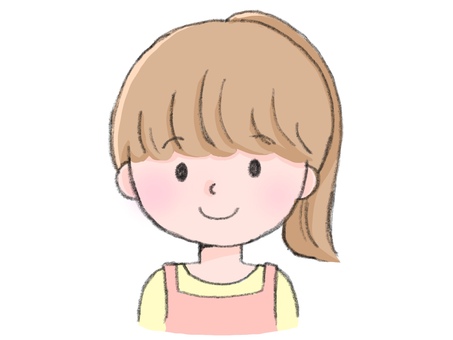 ママ・保育士・介護職の女性アイコン 保育士,ヘルパー,介護職,介護,女性,女,母,お母さん,ママ,アイコンのイラスト素材