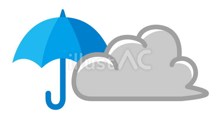 雨のち曇りアイコン 雨,アイコン,あしらいのイラスト素材