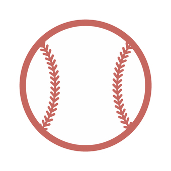 野球ボールのイラスト素材 野球ボール,野球,ベースボール,ボール,スポーツ,運動,部活,体育,球技,かわいいのイラスト素材