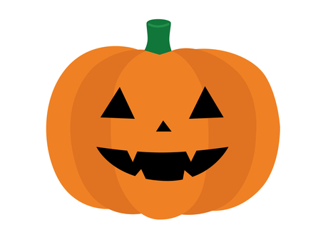 ハロウィンのかぼちゃイラスト01 ハロウィン,かぼちゃ,パンプキン,ジャックオランタン,秋,10月,トリックオアトリート,halloween,笑顔,笑うのイラスト素材