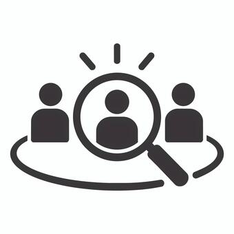 人材確保と採用選考 採用,人材,求人,人事,選考,求職,雇用,企業,会社,人物のイラスト素材