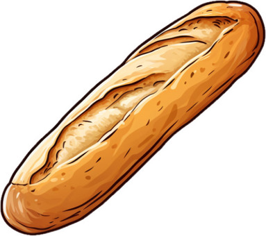 French bread, , JPG và PNG