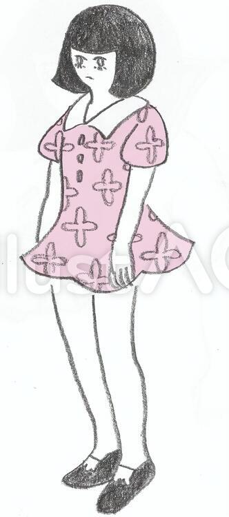 ワンピース 女の子イラスト No 無料イラストなら イラストac