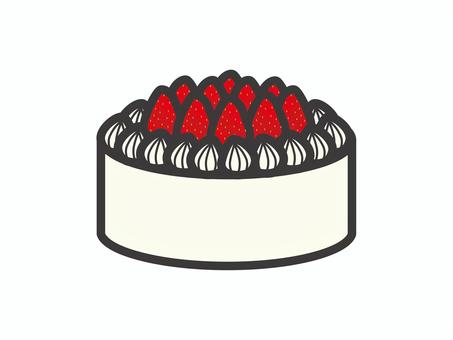 ホールケーキ（いちご）04