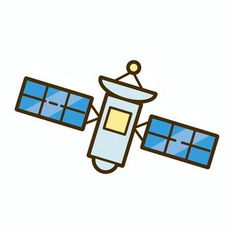 Illustration, искусственный спутник, gps, вселенная, 