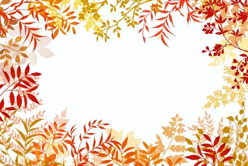 Illustration, impianto, autunno, foglie di autunno, 