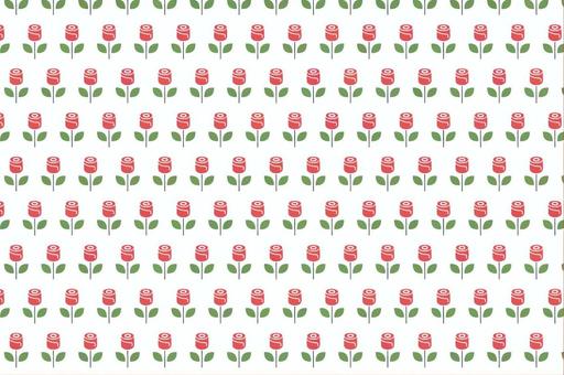 薔薇の柄パターン 薔薇,柄,パターン,植物,赤のイラスト素材