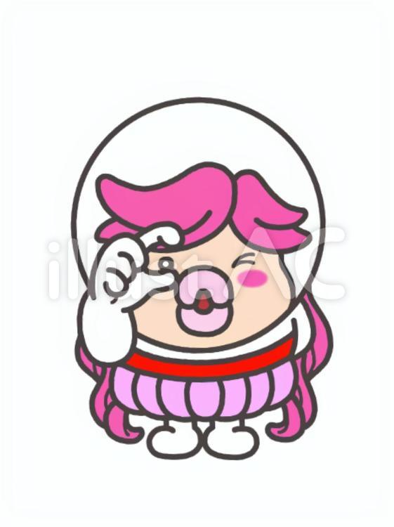 ちょっとだけ女の子♡ 人間,女子,女の子のイラスト素材