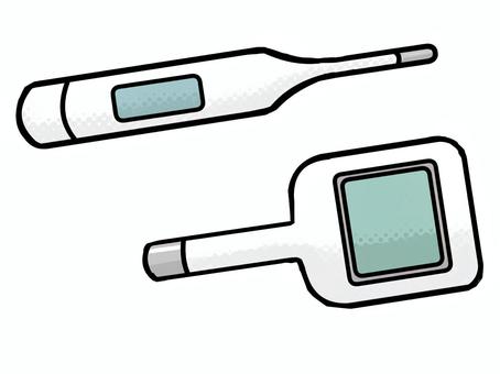 体温計セット 体温計,健康診断,検査,検診,医療,病院,器具,体温,診察,アイコンのイラスト素材